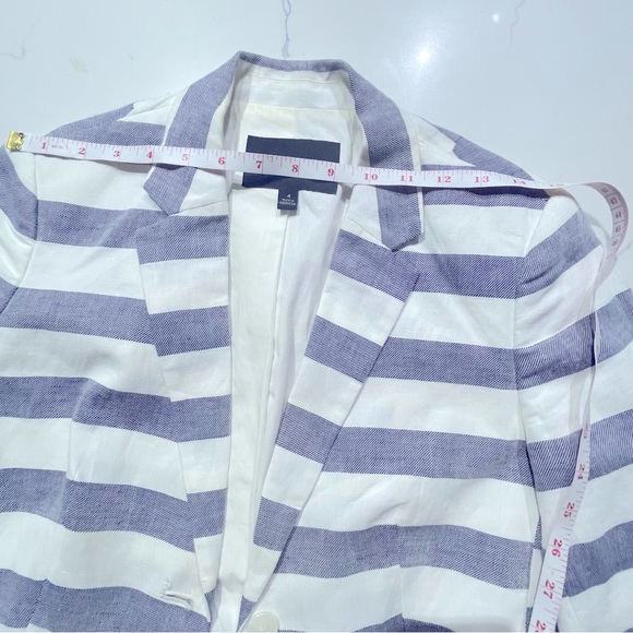 🌸3 for $30 Banana Republic Blazer stripes Nautical style size M - Picture 12 of 17
